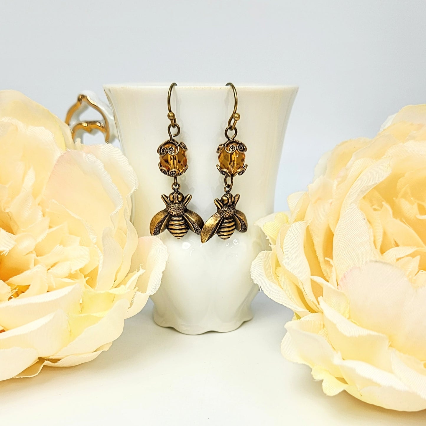 Bumble Bee + Honey Earrings