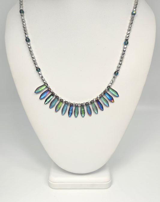 Dagger Czech Glass Necklace