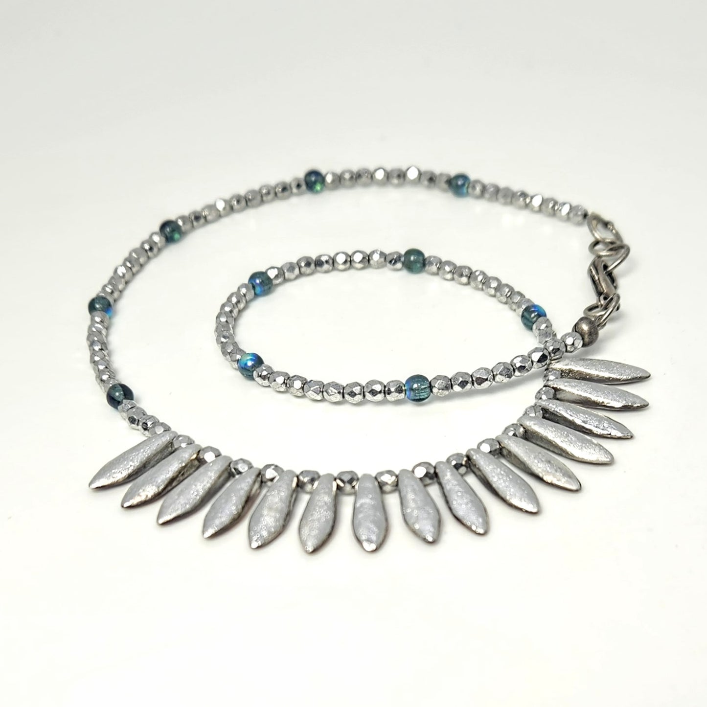 Dagger Czech Glass Necklace