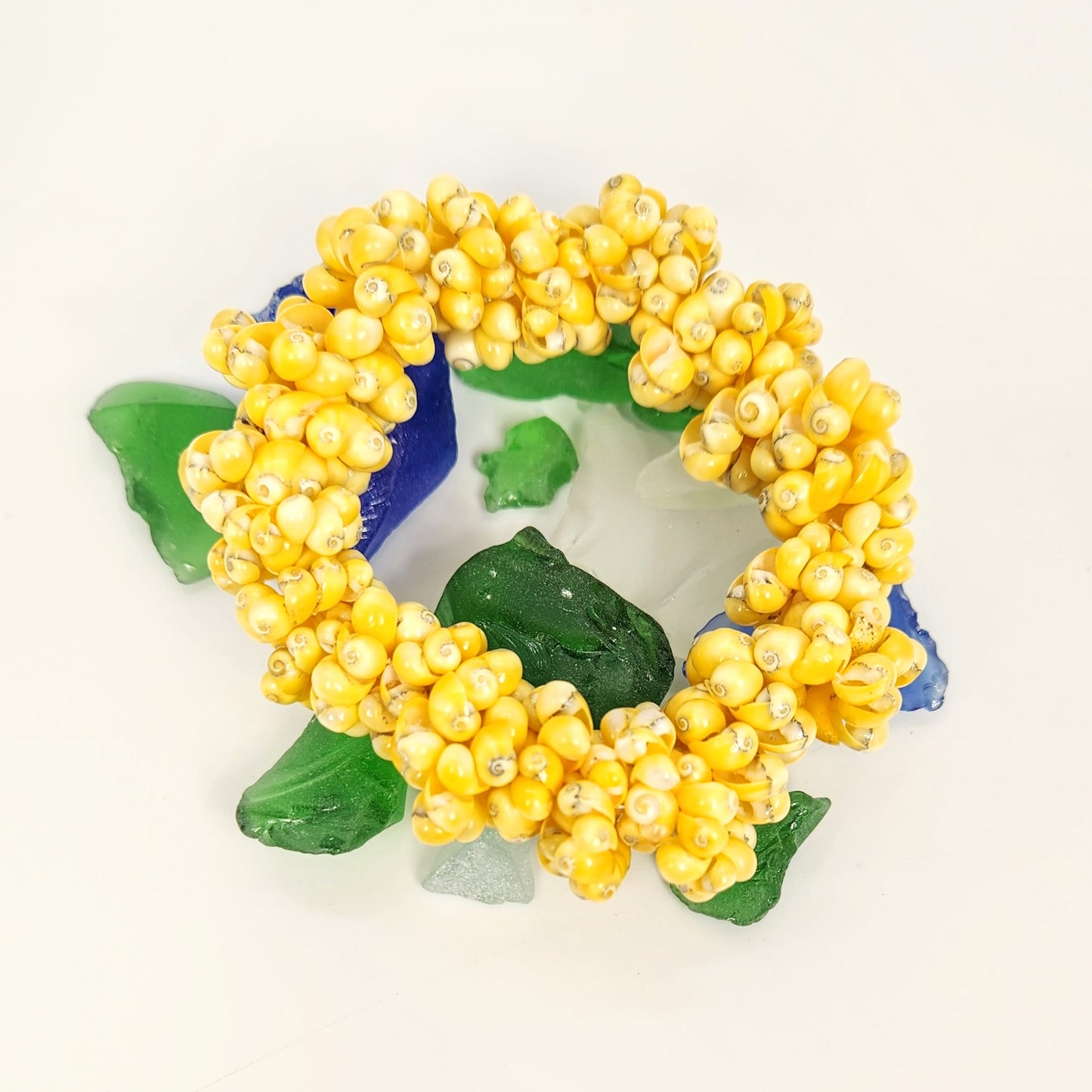 Snail Shells Yellow Stretch Bracelet