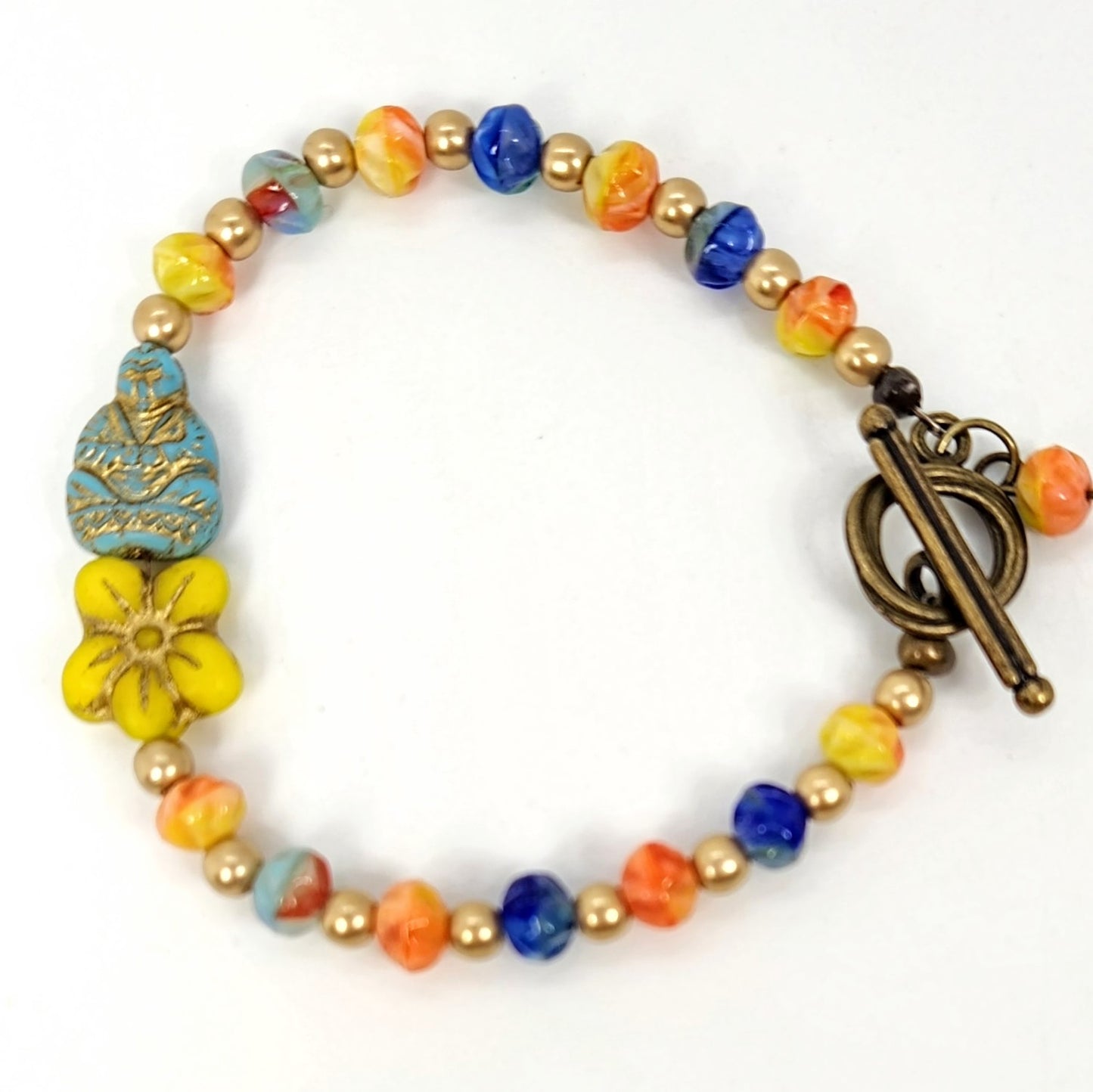 Happy Sitting Buddha Bracelet