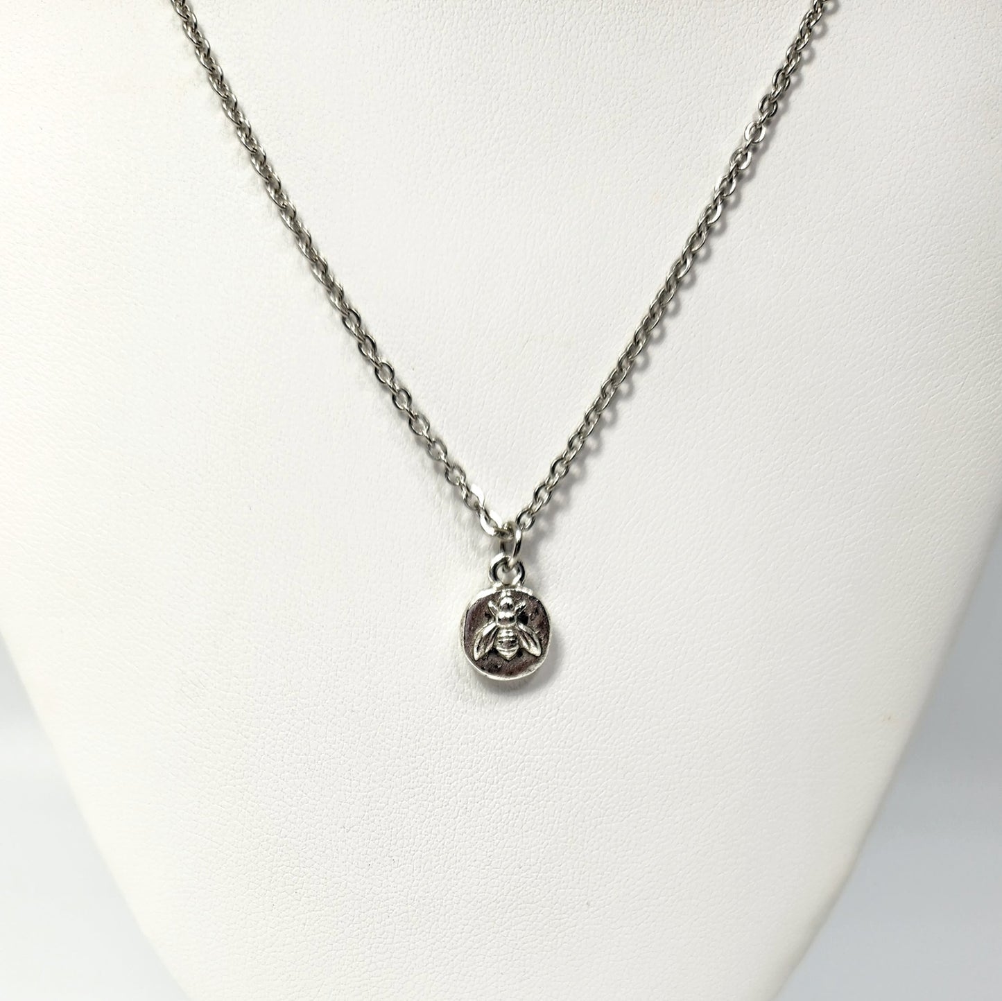 Tiny Bee Pendant Necklace