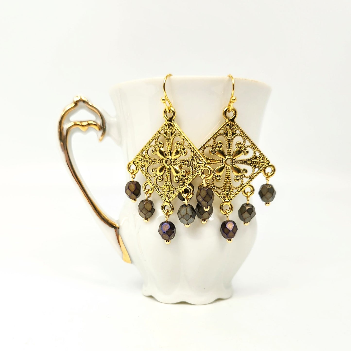 Diamond Chandelier Earrings