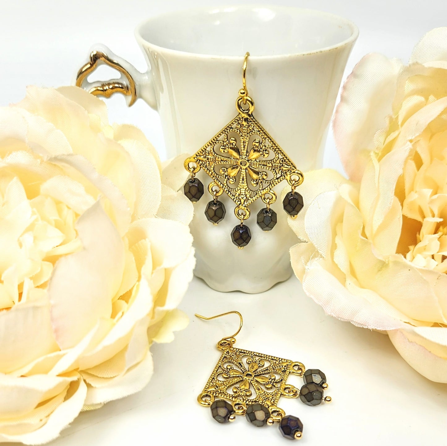 Diamond Chandelier Earrings