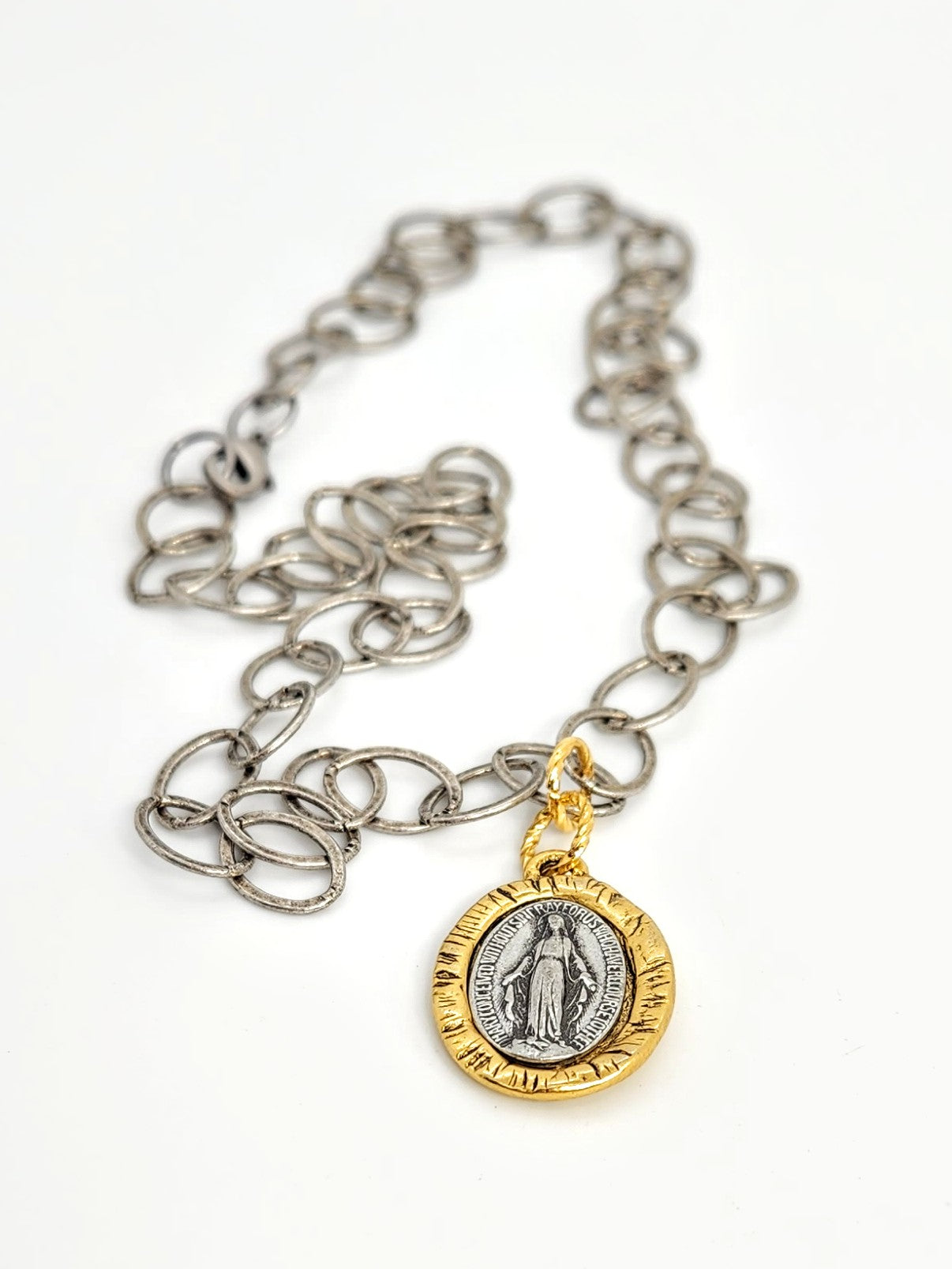 Mary Medallion Necklace