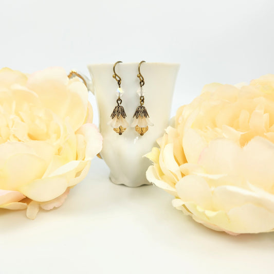 Bell Flower Dangle Earrings