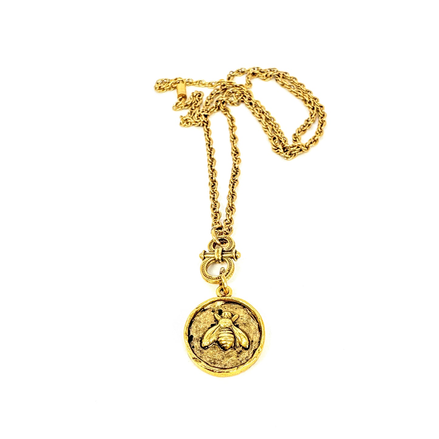 Bee Medallion Necklace