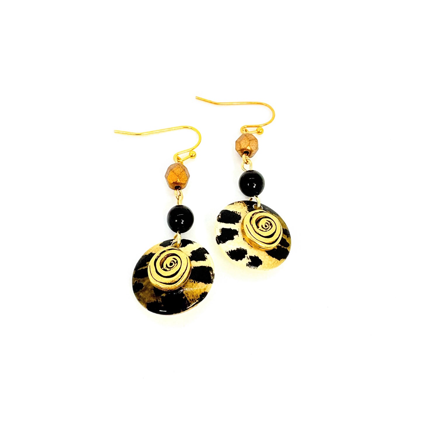 Animal Swirl Earrings