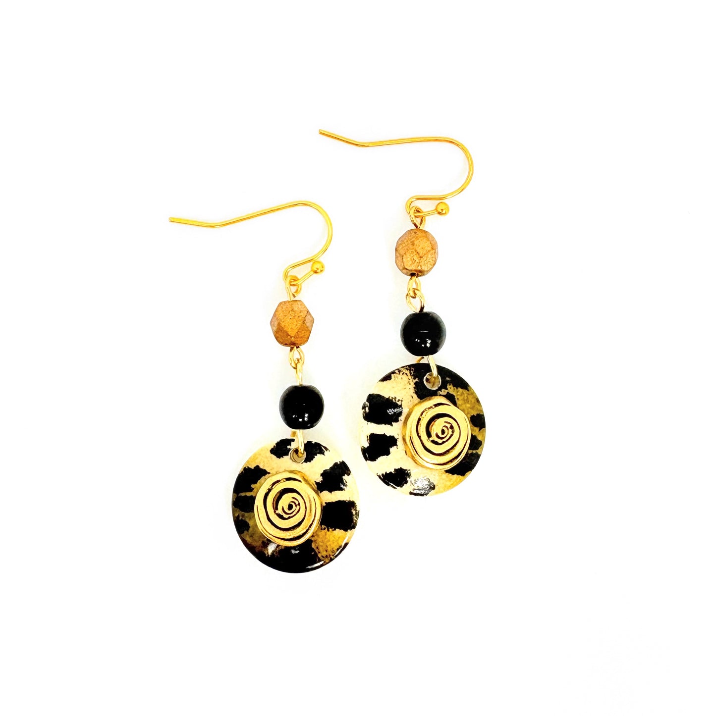 Animal Swirl Earrings