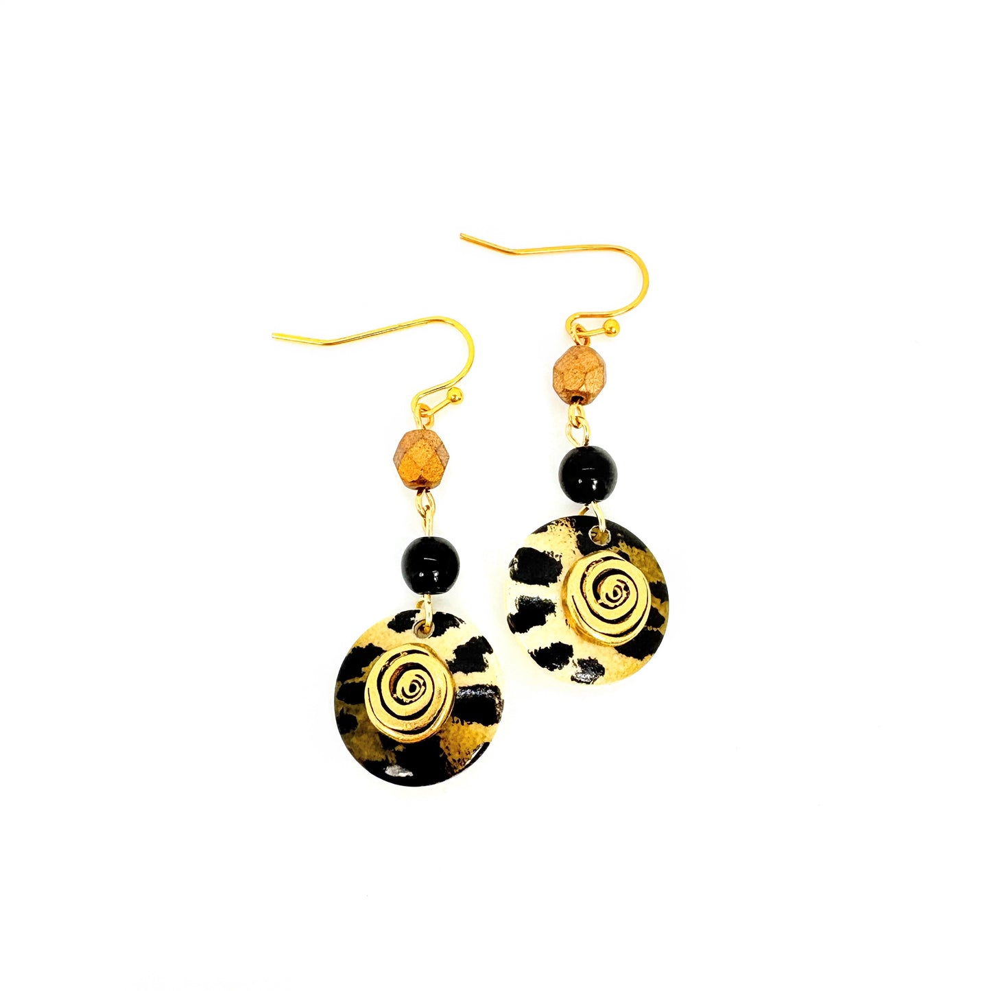 Animal Swirl Earrings