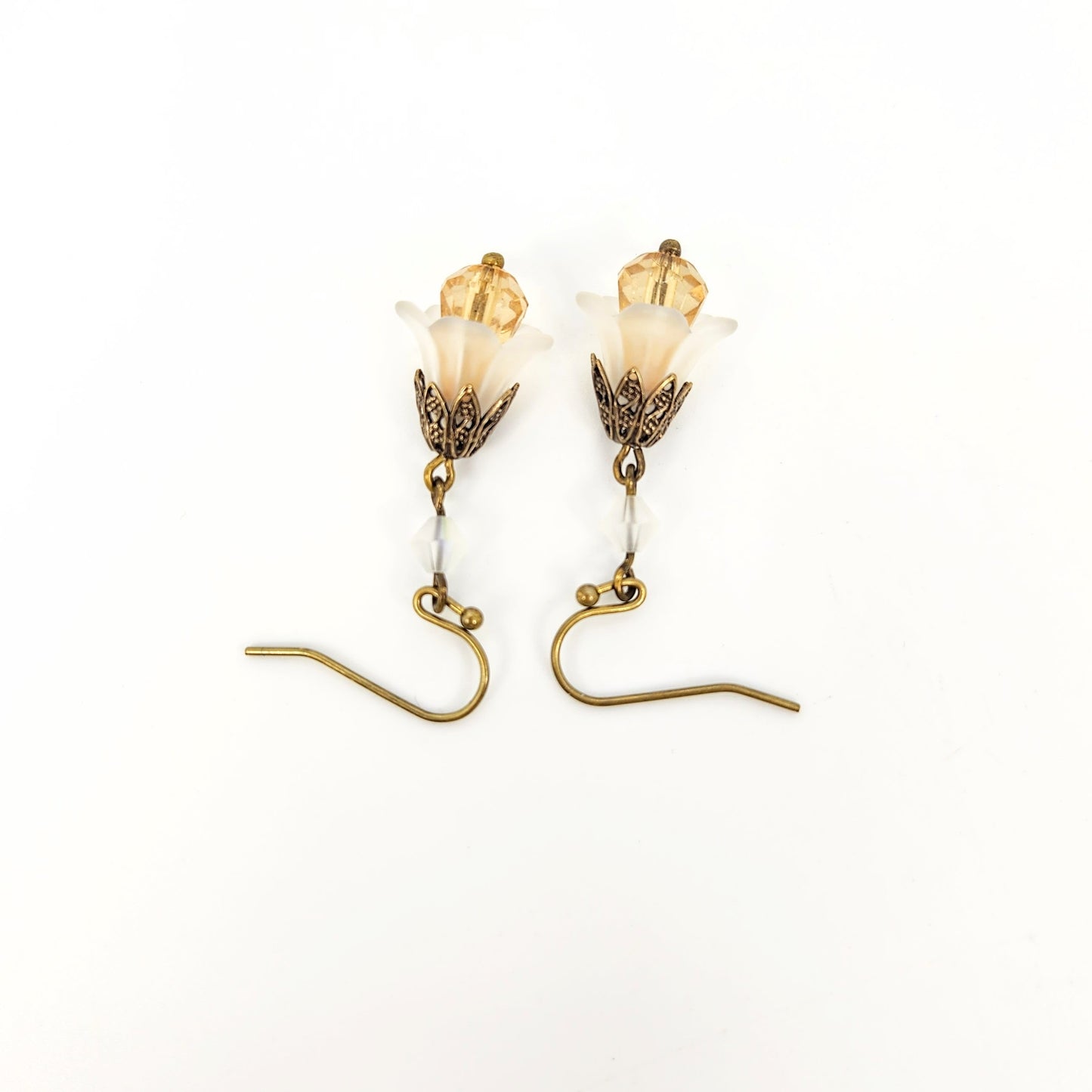 Bell Flower Dangle Earrings