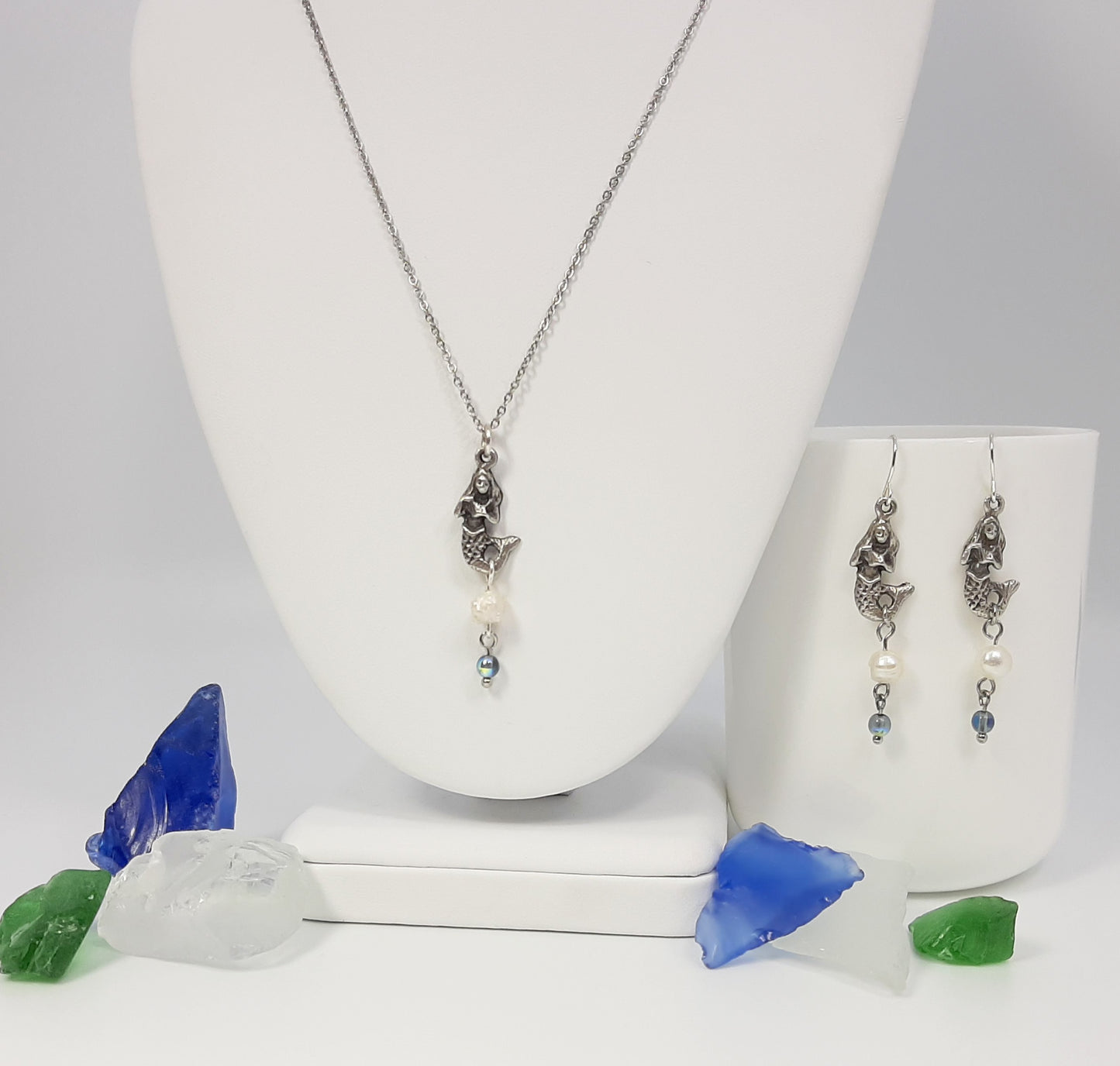Mermaid + Freshwater Pearl Necklace