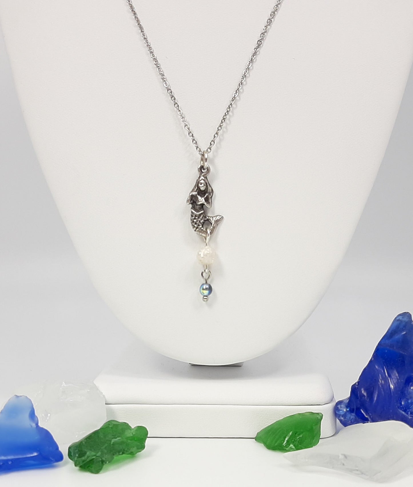 Mermaid + Freshwater Pearl Necklace