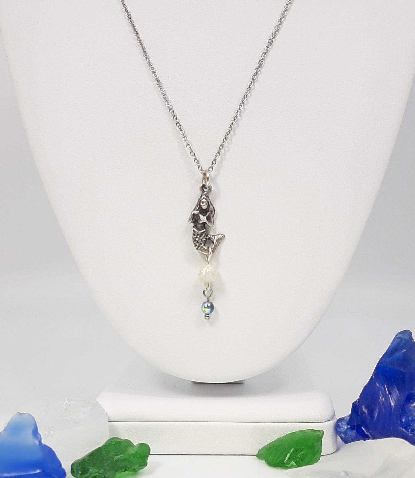 Mermaid + Freshwater Pearl Necklace