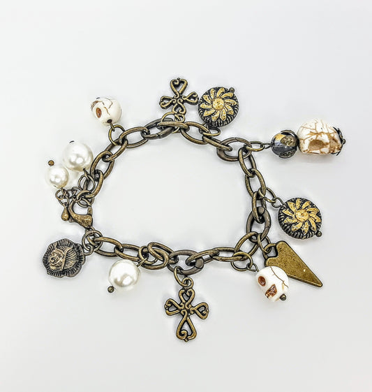 Charm Dia De Los Muertos Bracelet