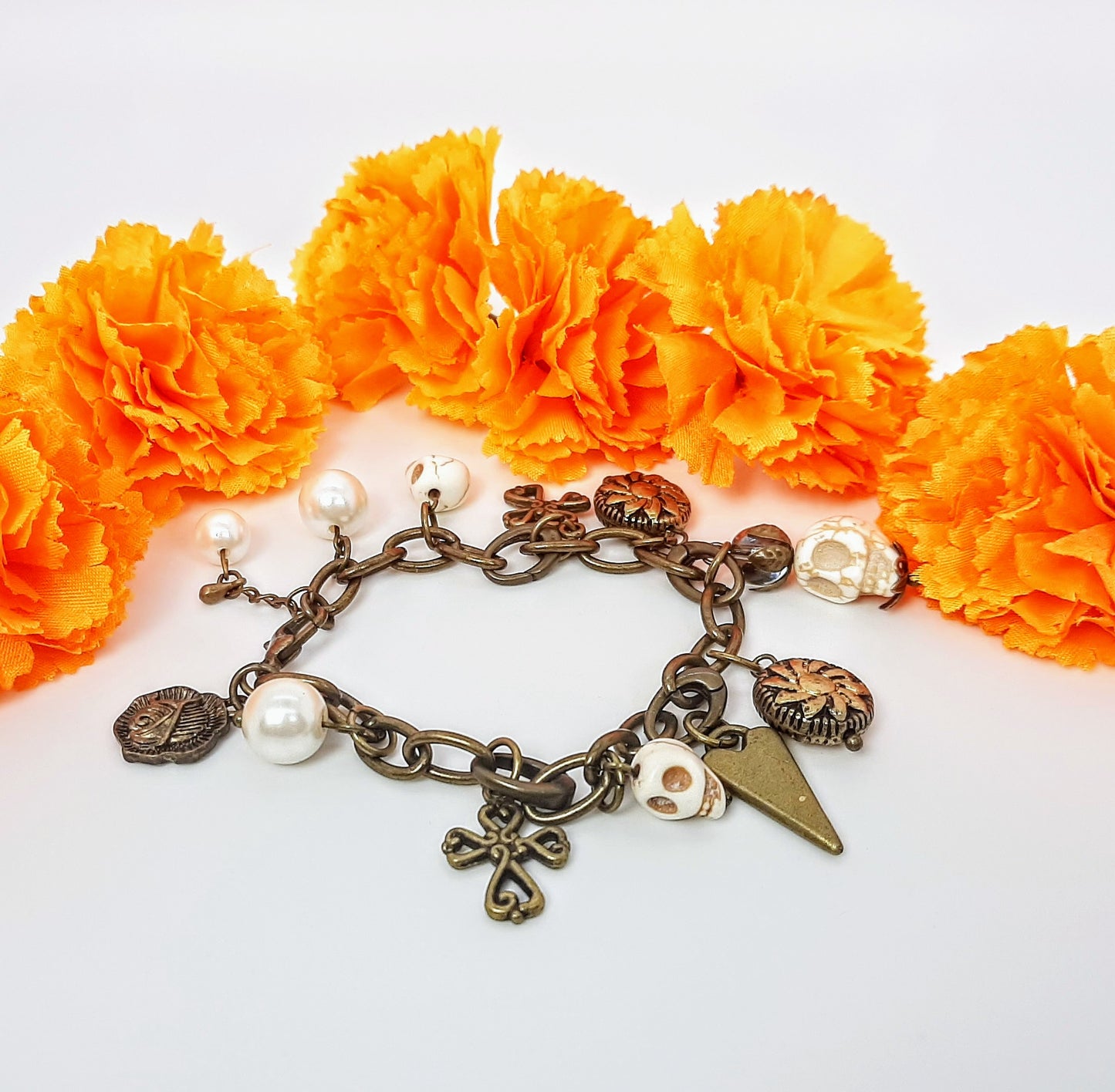 Charm Dia De Los Muertos Bracelet