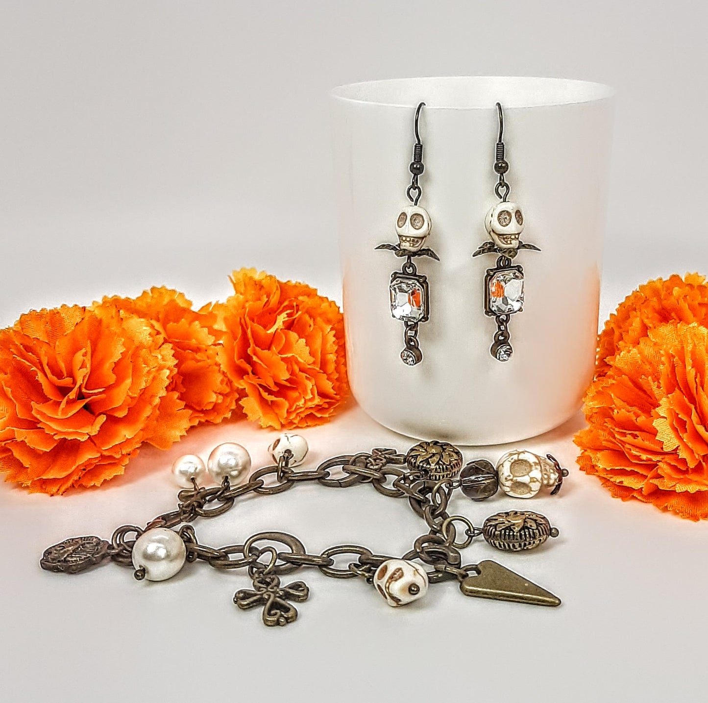 Charm Dia De Los Muertos Bracelet
