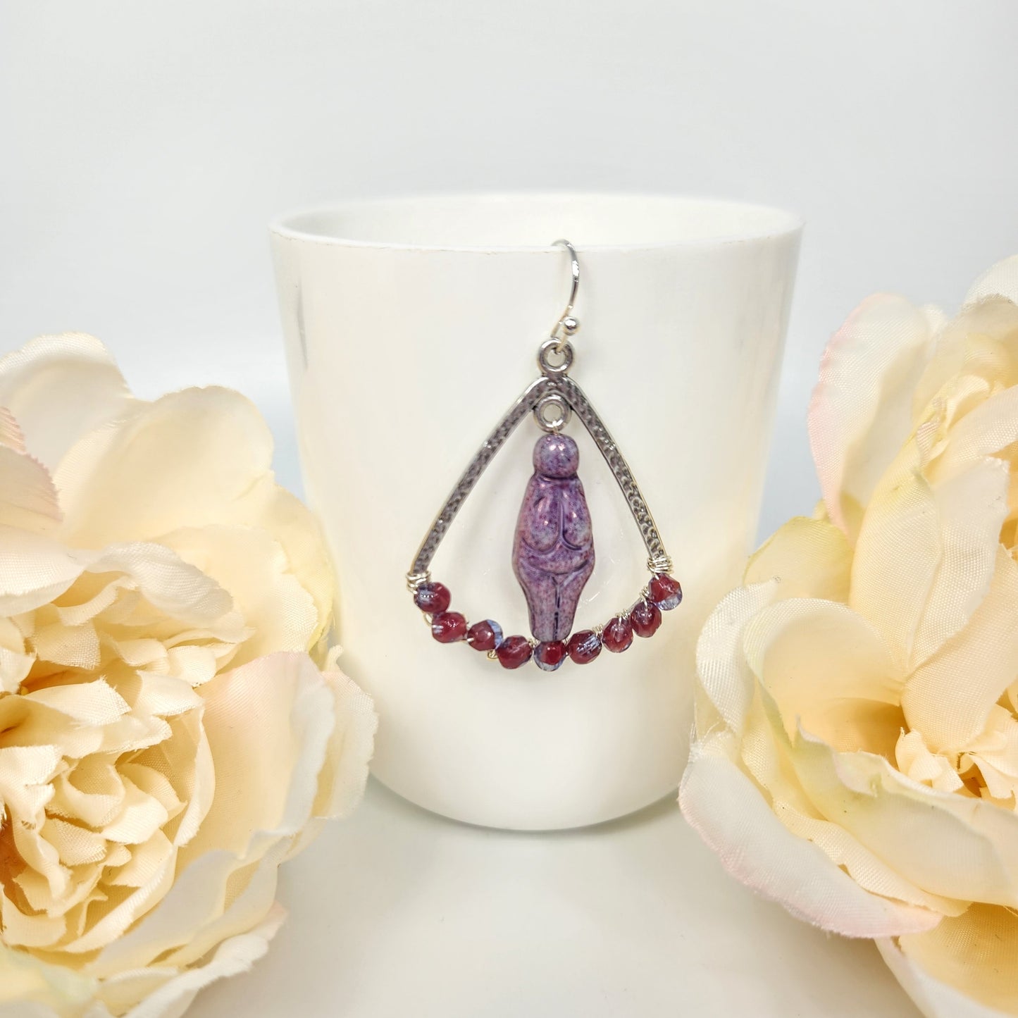 Goddess Within Earrings Lavender