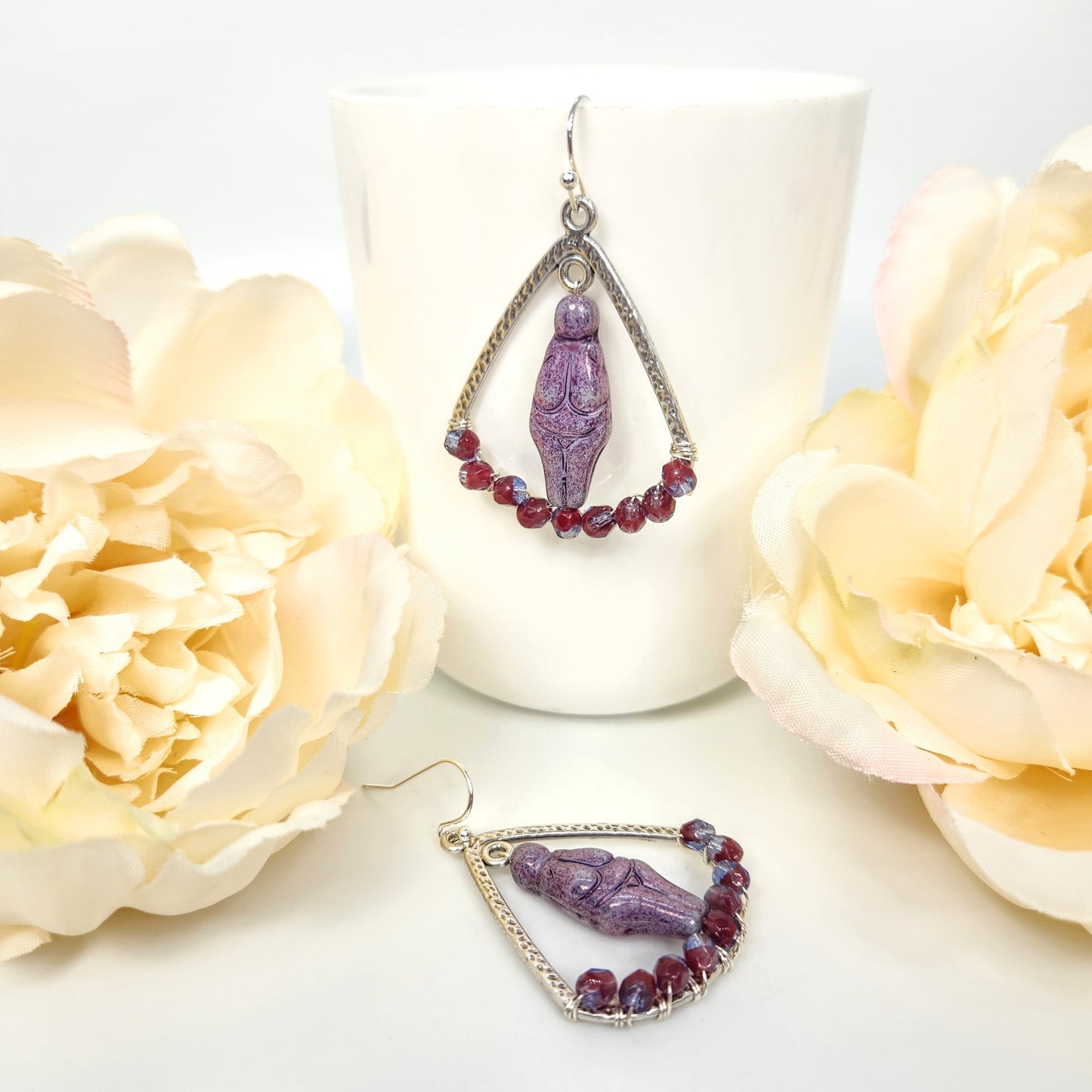 Goddess Within Earrings Lavender