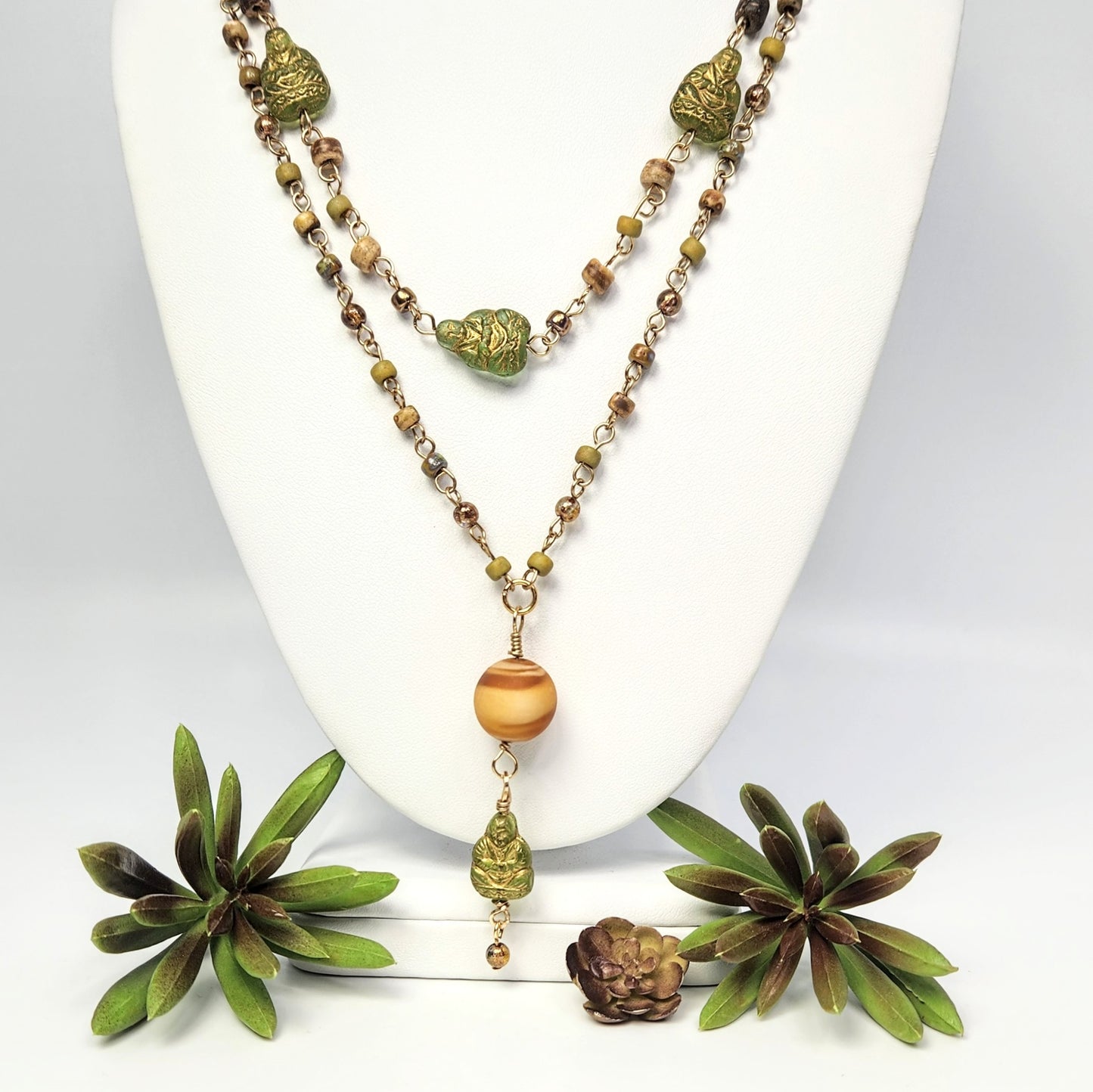 Single Sitting Buddha Pendant Necklace