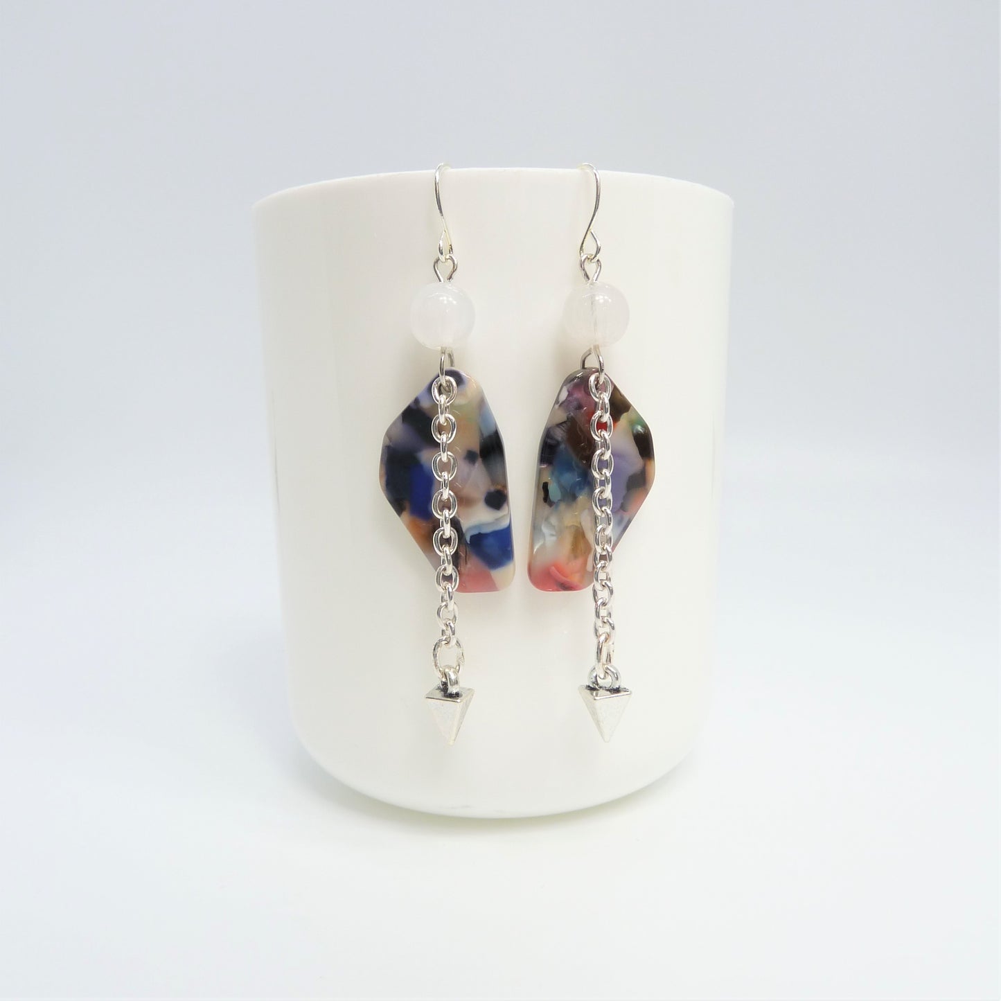 Freeform + Spike + Chain Earrings