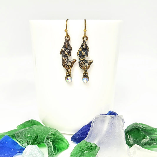 Mermaid + Sparkle Earrings