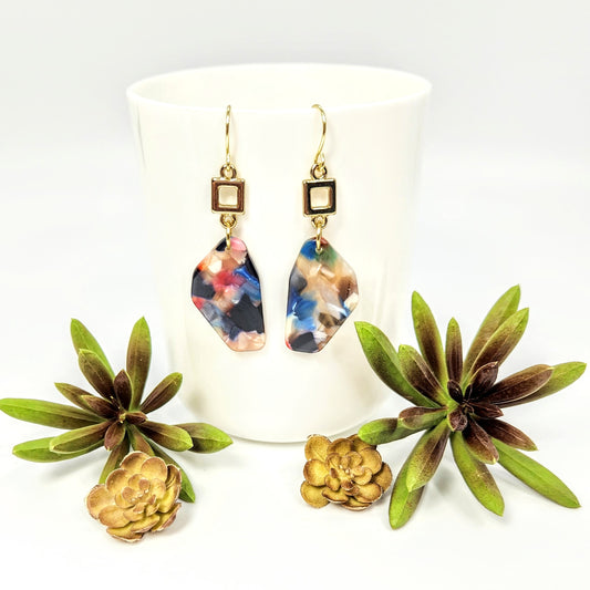 Free Form Drop Earrings