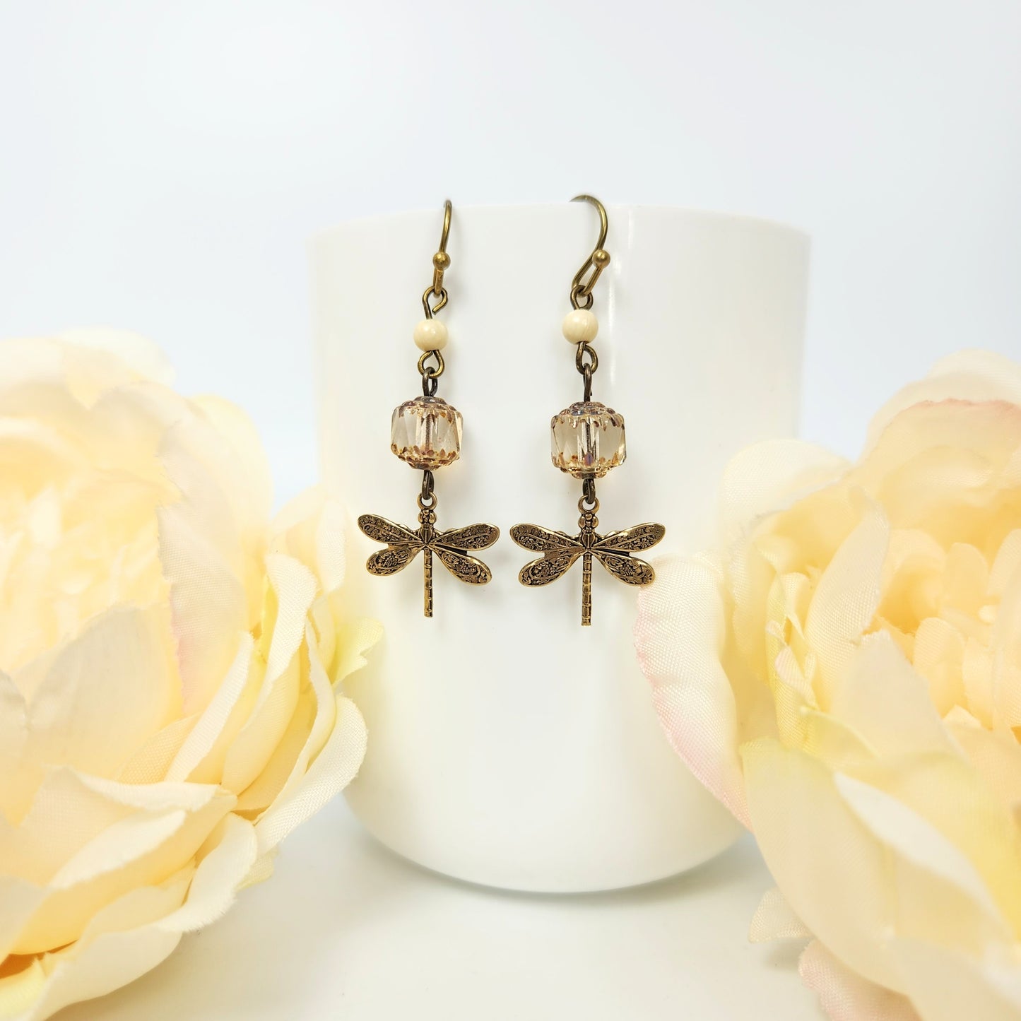 Dragonfly + Cathedral Earrings