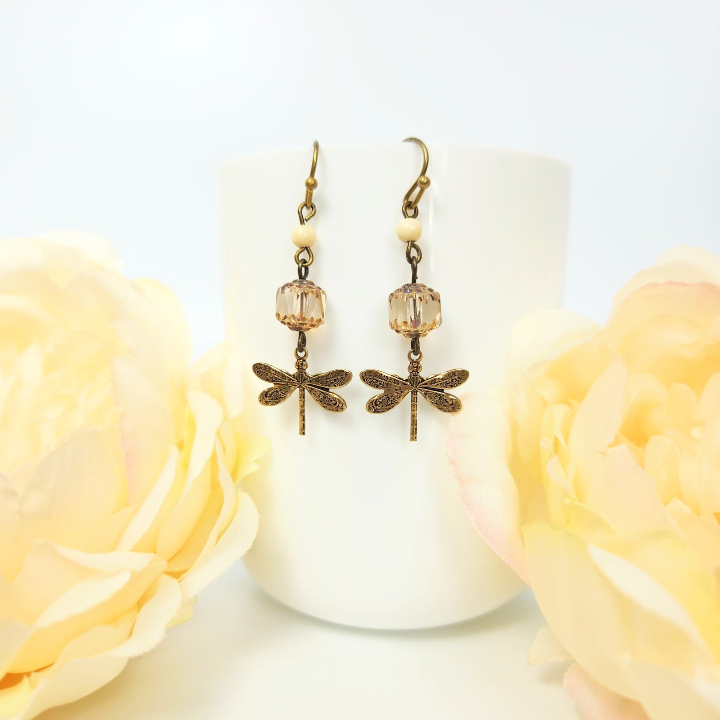 Dragonfly + Cathedral Earrings