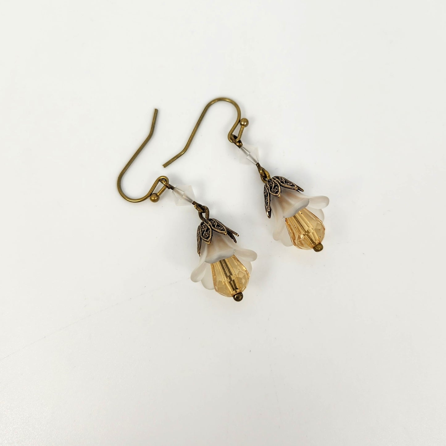 Bell Flower Dangle Earrings