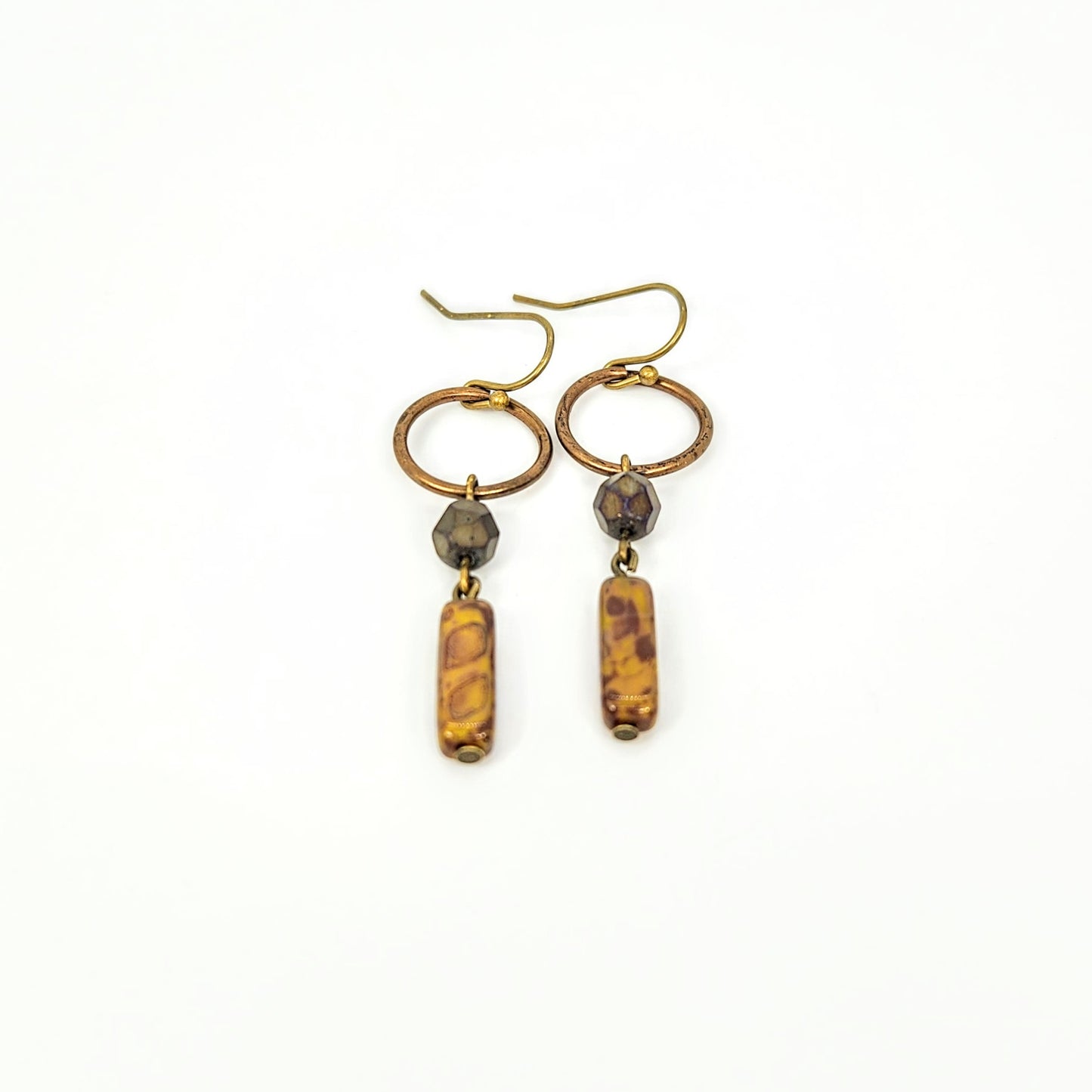 Saffron & Olive Boho Earrings