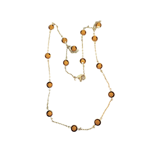 Delicate Round Links Necklace