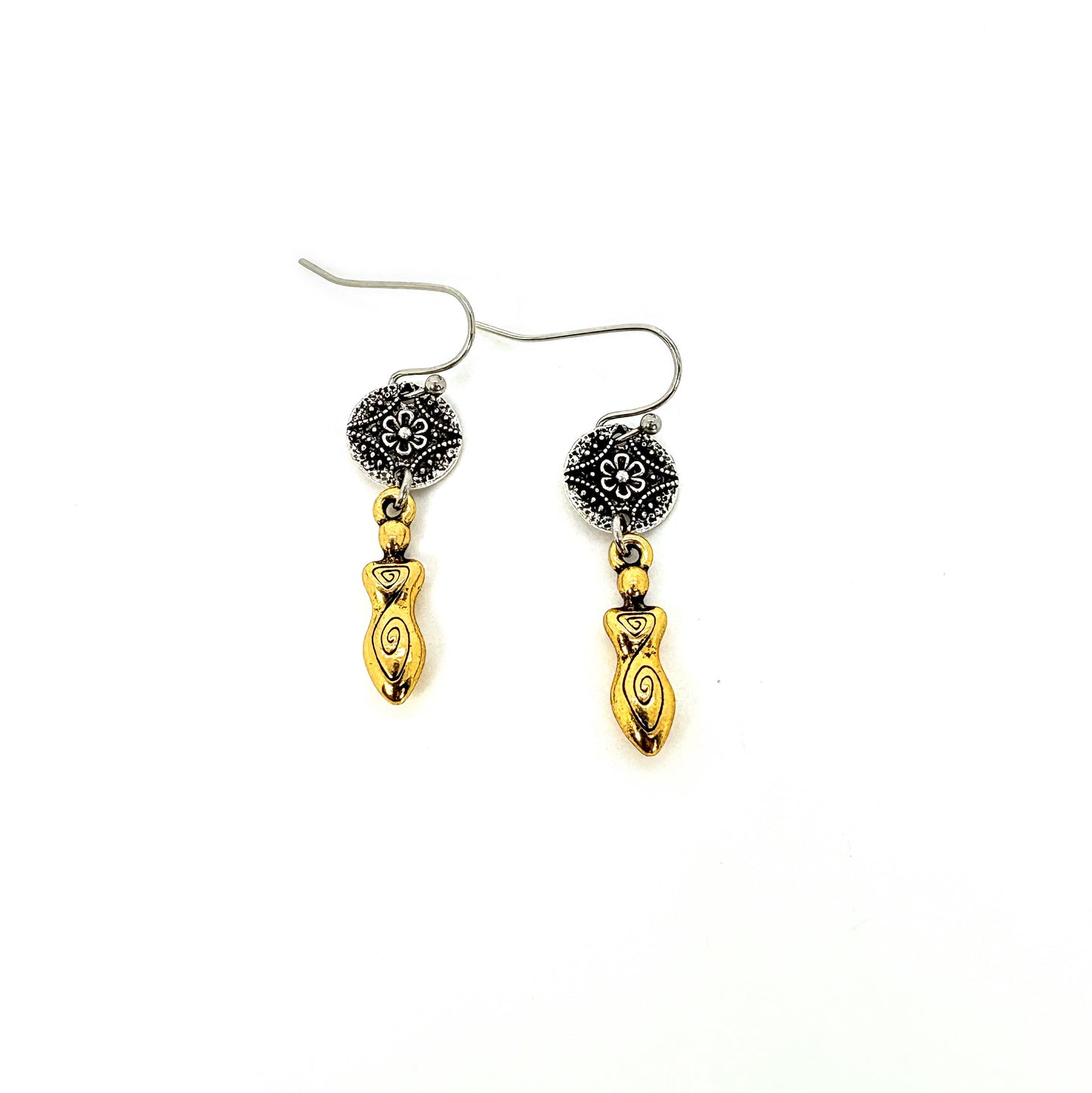 Goddess Within + Flower Earrings